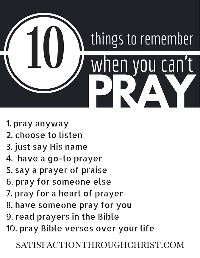 remember to pray