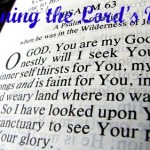 Discerning God's will from a devotion with the youth group