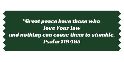 Scripture verse Psalm 119:165 image from Satisfaction Through Christ.