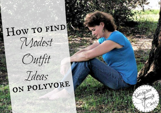 how to find modest outfit ideas on polyvore and pinterest