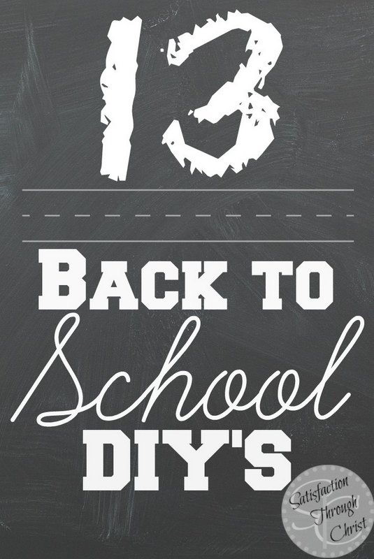 Looking for back to school DIY's for the kids, your home, and yourself? Look no further!
