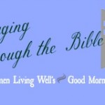 Blogging Through the Bible with Women Living Well's Good Morning Girls Reading Plan. Satisfaction Through Christ will be posting a weekly update on this new one-chapter-a-day program from WomenLivingWell.org