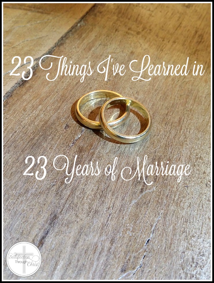 23 years of marriage