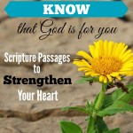 Feeling alone or doubting your place or ability,? You need to know that God is for you. Encourage your heart with these Scripture meditations.