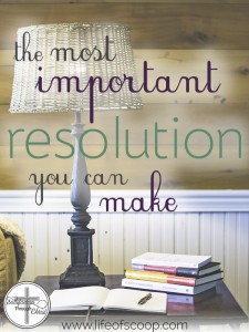 What's the most important resolution to make this year? Christian, it is to determine your worth & identity in Christ! Sure, you can lose weight, determine to read your Bible daily, or attempt to stop yelling at your spouse. But if your identity isn't rooted in Christ, what good are these goals? Start 2016 with this one key goal!