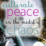 Do you feel as though you're standing in the midst of chaos and you don't know how to find peace? Follow this simple tip and learn how to find real peace that comes from living from the core of who God made you to be!