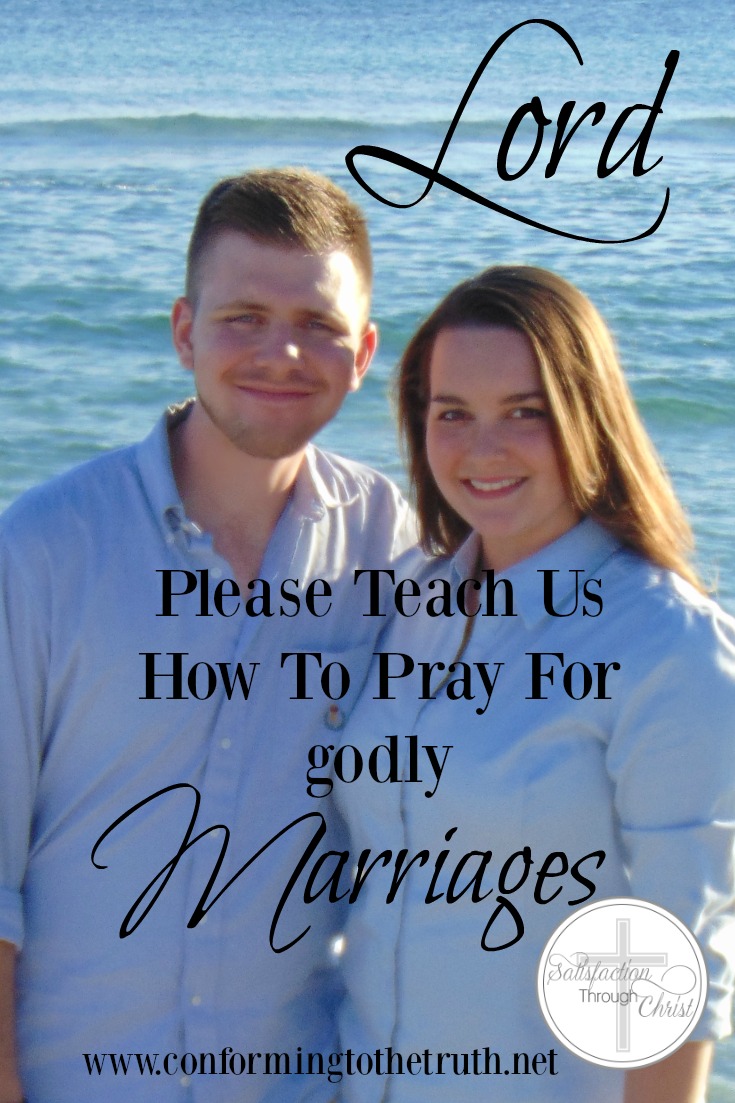 We need to learn how to pray for godly marriages. God has given us instructions in His word on how to pray. Let's seek His face and pray for godly marriage.